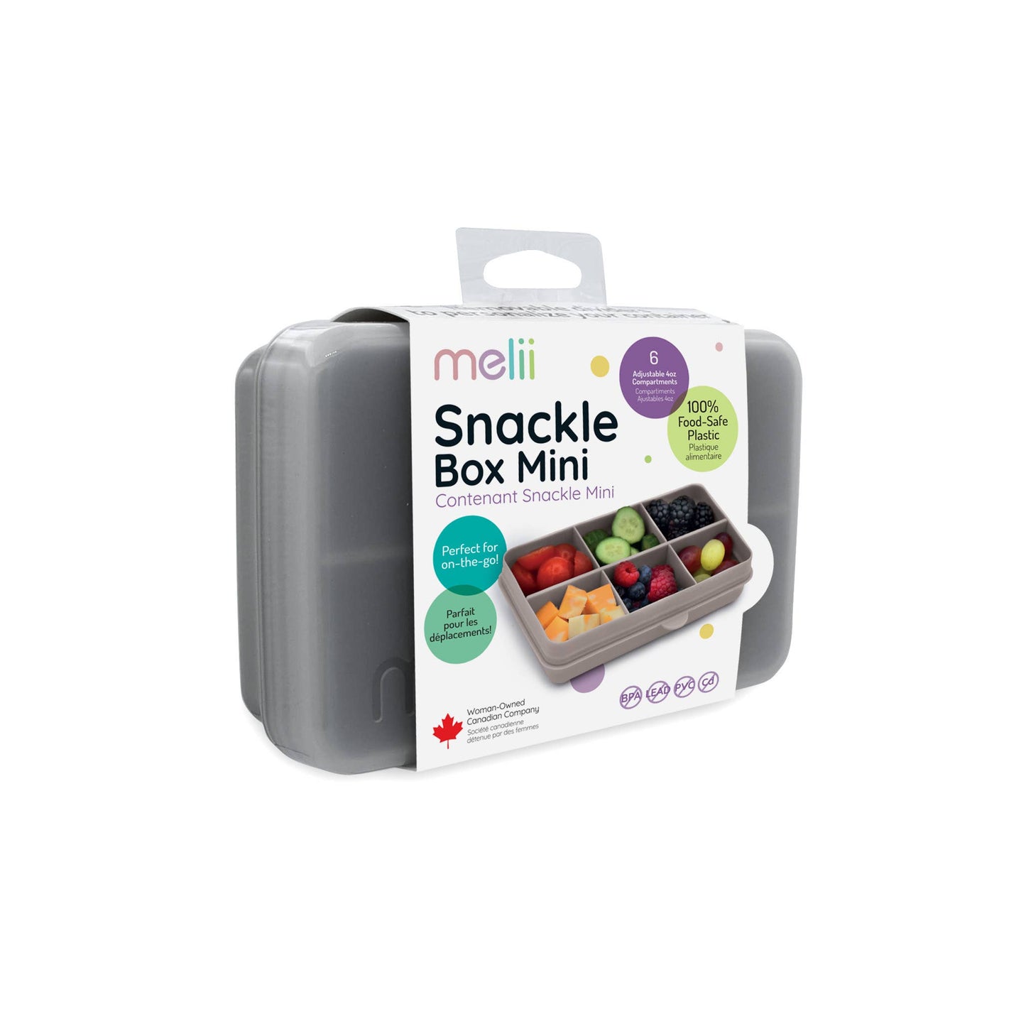 Mini Snackle Box - Grey