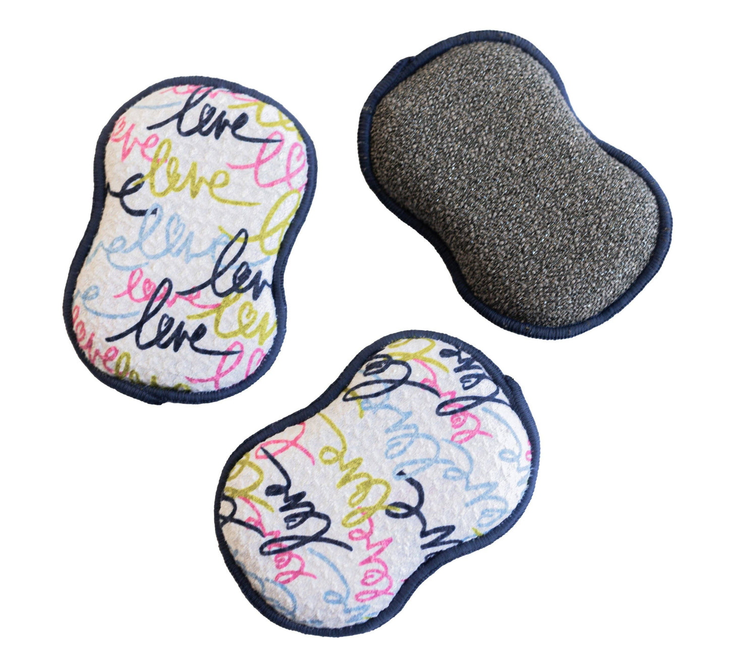 Reusable Sponges (Set of 3) - HGC Love: Multicolor