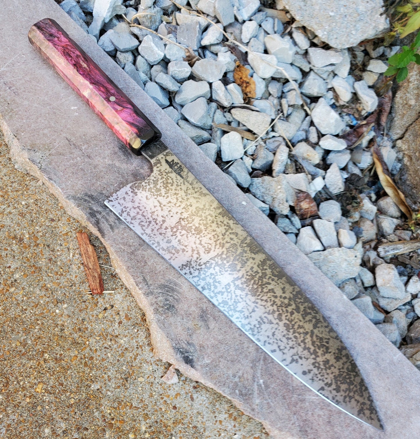 NHB Custom Knife - 9 inch - Pink Peppercorn
