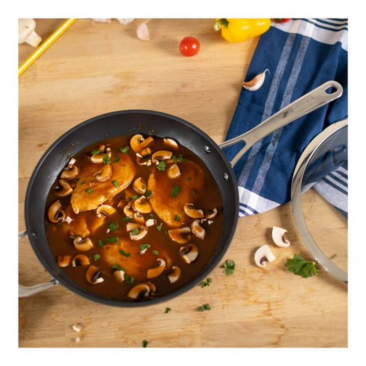 Easy Pro Saute Pan with Helper Hands - 12”