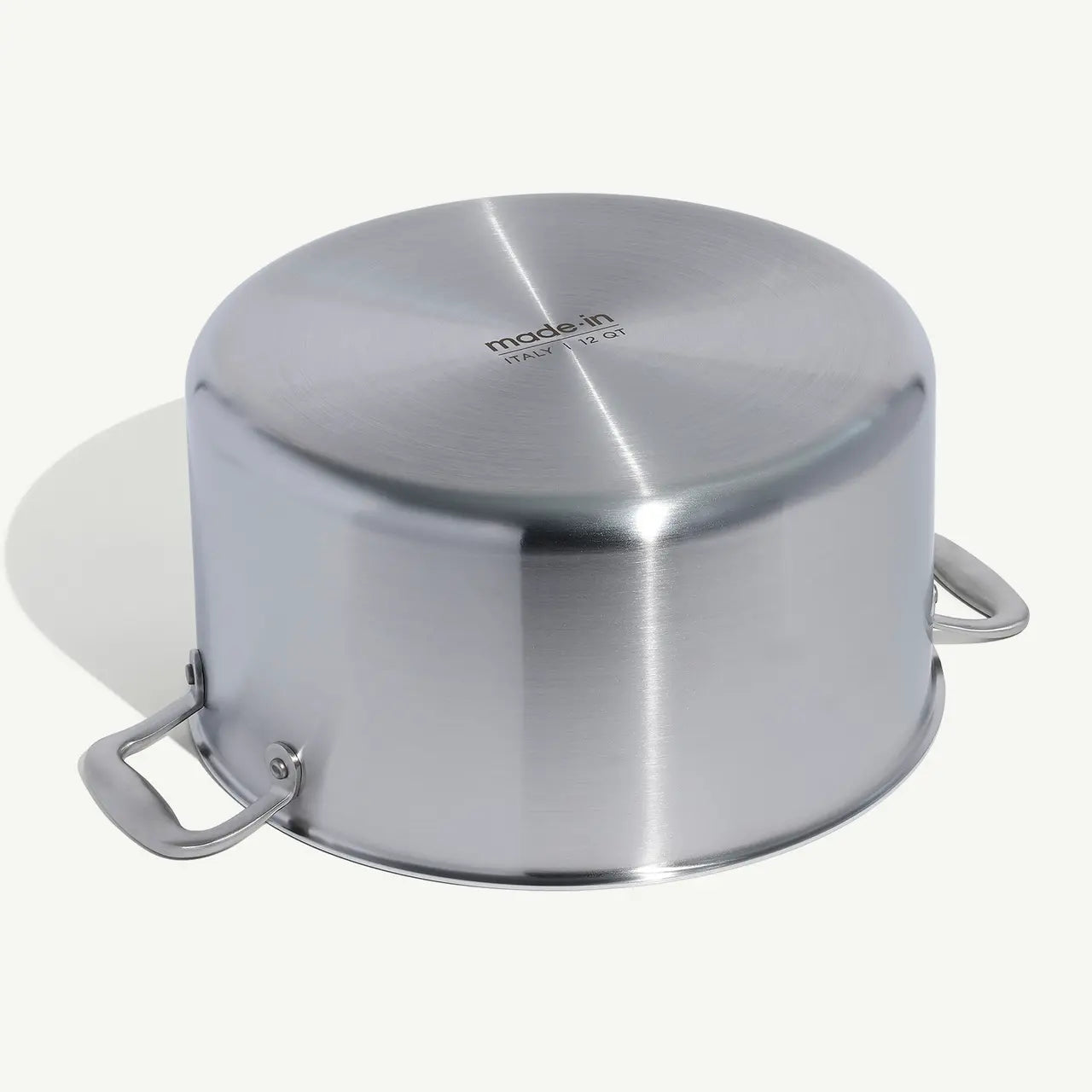 Stainless Clad Stock Pot with Lid - 12 Qt