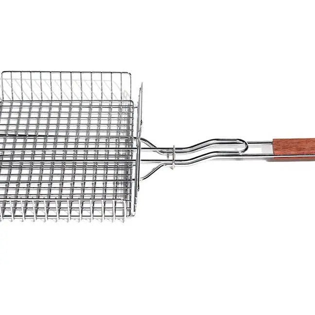 Grill Basket with Rosewood Handle