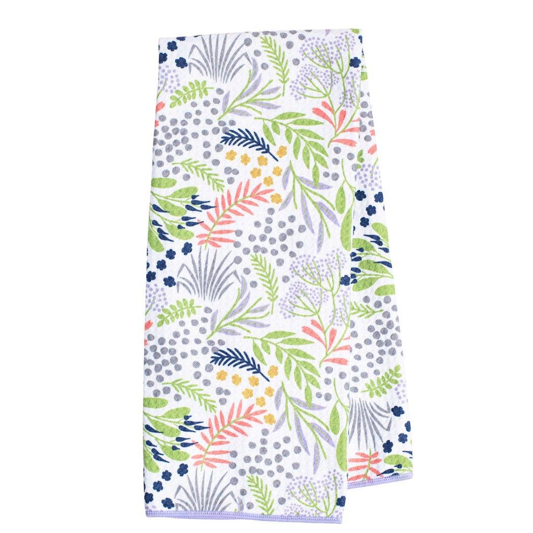 Anywhere Towel - Lilac Multi Leaf