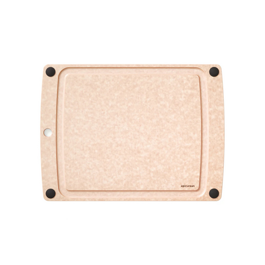 Get the most out of your prep space with the Epicurean All-in-One Cutting Board (17.5" x 13"), the largest size in this smart and versatile series. Designed for both function and flexibility, it features a built-in juice groove on one side to catch messes and a flat reverse side for full cutting surface use.