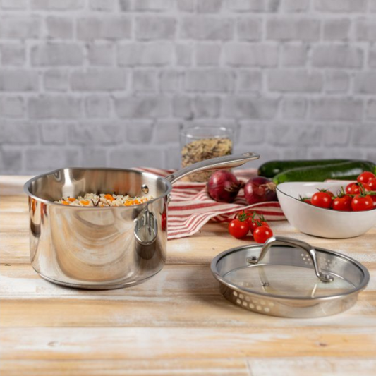Allround Stainless Steel Saucepan - 2 QT