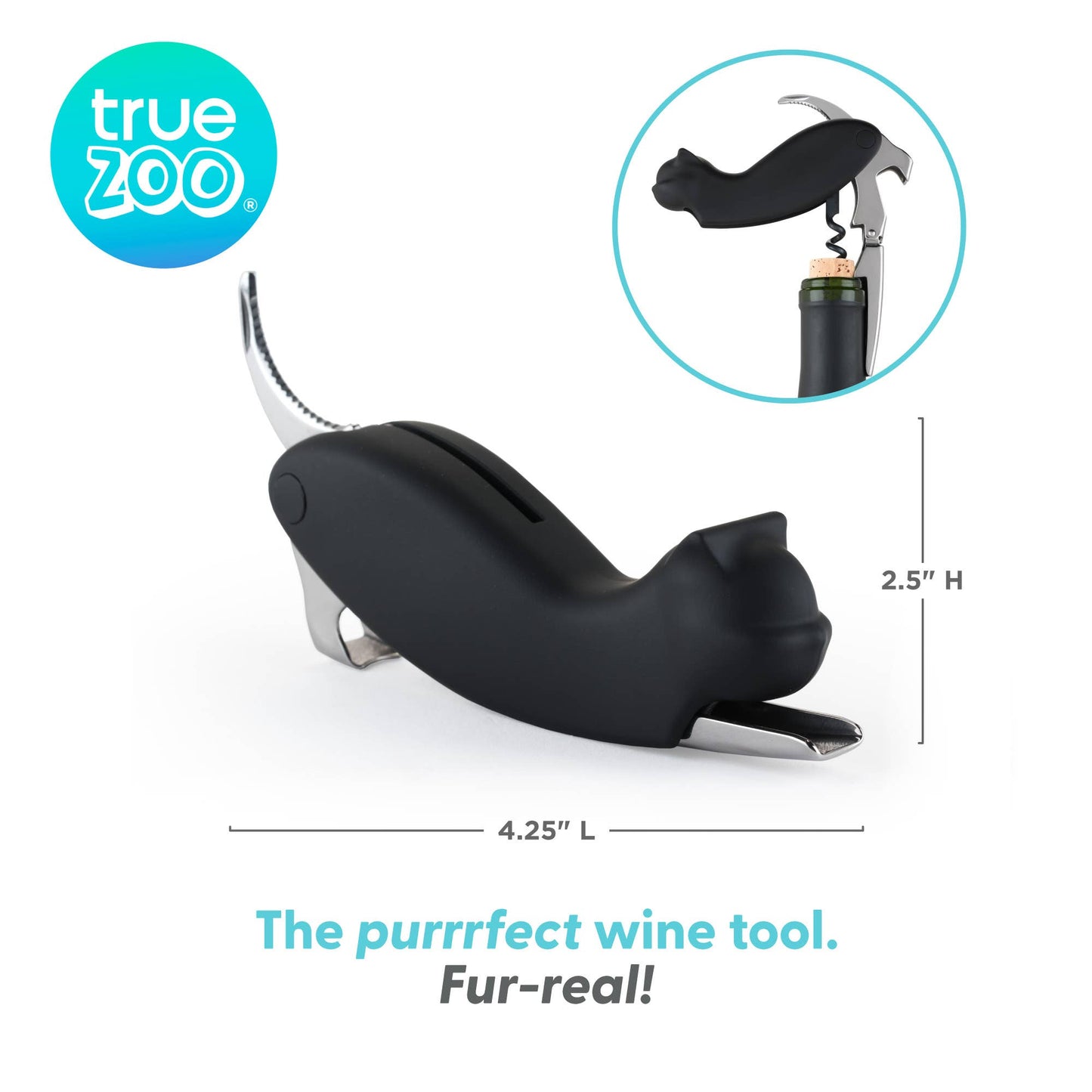 With its soft-touch finish and double-hinged design for extra leverage, this corkscrew effortlessly uncorks wine bottles with ease. Featuring a foil-cutting tail and a bottle opener, Allie is a versatile tool that’s perfect for any wine enthusiast.