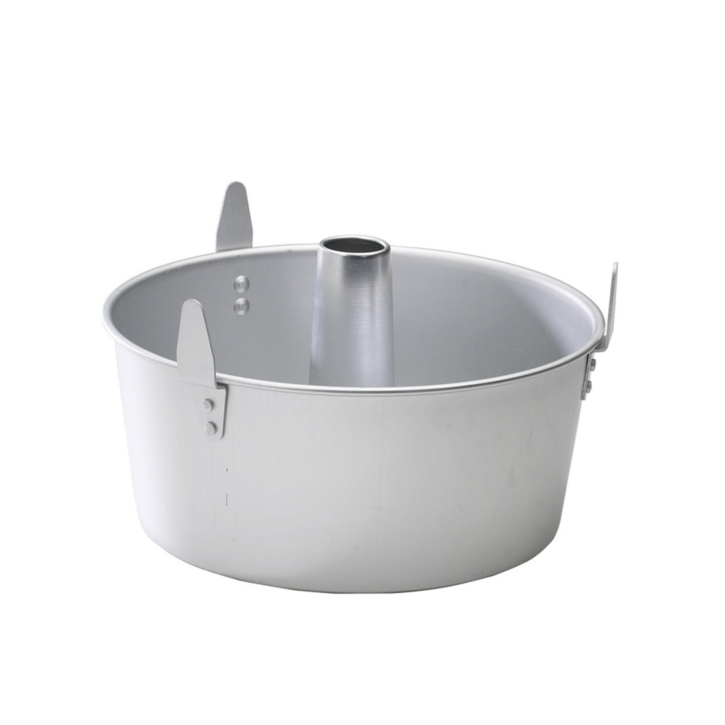 You'll never want to use anything but this classic pan to make your angel food cakes! Made of natural uncoated aluminum, this pan allows your angel food to climb the walls and reach new heights! Its traditional design with raised feet allows the pan to be inverted for efficient cooling. With its removable bottom insert, this pan has every detail covered.