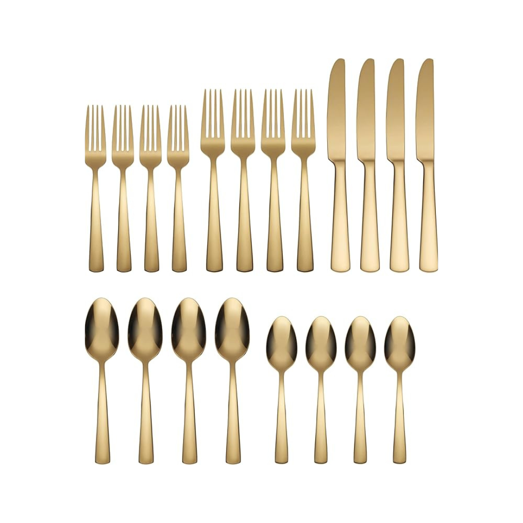 Aptitude Gold Flatware (20 Piece Set)