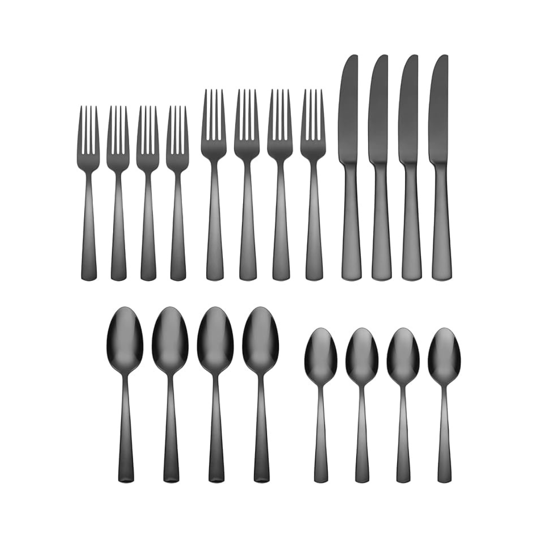 Aptitude Midnight Flatware (20 Piece Set)