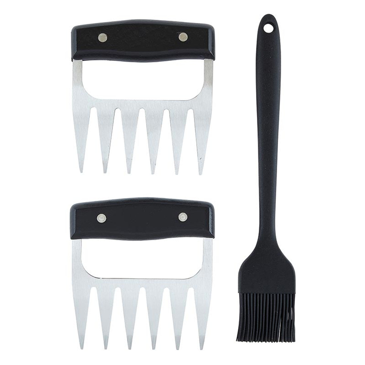For the meat lover in your life, this gift set is the perfect choice. It includes two premium stainless steel meat shredding claws, each with comfortable wooden handles for a secure grip, and a high-quality silicone basting brush for applying marinades and sauces. The set is beautifully packaged in a charming book-shaped box, making it an impressive and thoughtful gift.