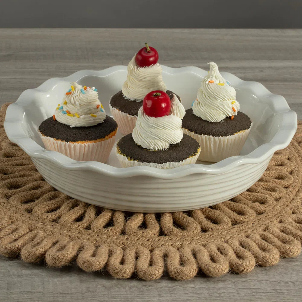 Fluted Pie Dish