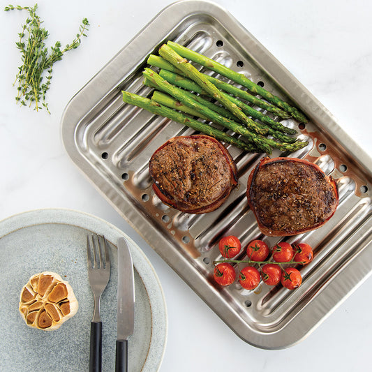 Broiler Grill & Oven Pan (2 Piece Set)