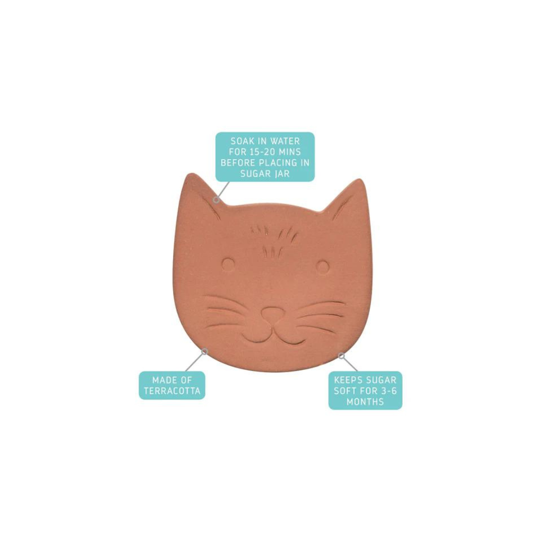 Meet Calvin Cat, the adorable terracotta sugar saver with a purr-sonal touch!