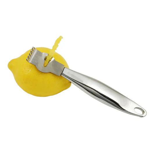 This essential tool for any cocktail enthusiast or home bartender features sharp stainless steel blades perfect for zesting citrus fruits like lemons, limes, and oranges.
