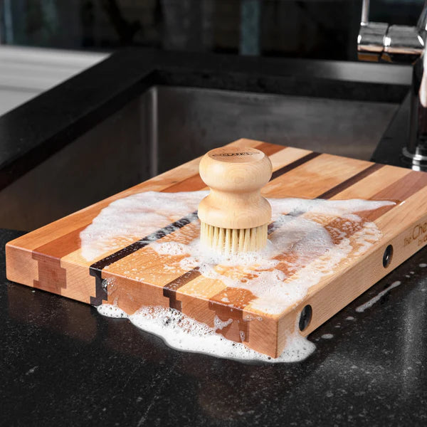 Bristles that are stiff enough to clean, but not so stiff they mar or scratch your wood surface! Ergonomically designed to fit in your hand and allow you to hold tight while scrubbing.