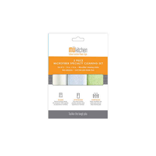 Tackle every mess with precision using our versatile microfiber cleaning cloths! Designed for tough cleaning jobs, these ultra-absorbent, quick-drying cloths feature specialized textures to handle a variety of surfaces with ease. From streak-free glass to spotless stainless steel and sparkling counters, each cloth is crafted for a specific cleaning purpose to make your chores effortless.