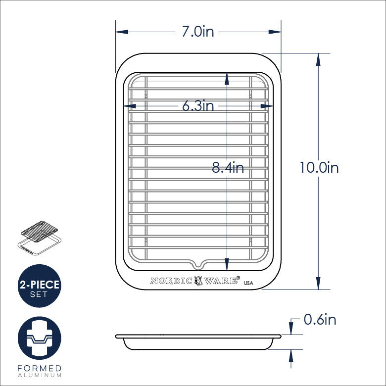 Naturals Compact Broiler (2 Piece Set)