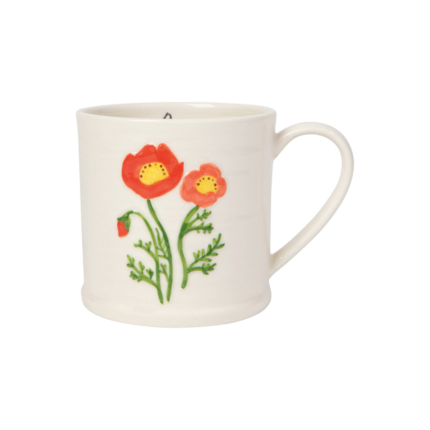 Embossed Mug - Poppy