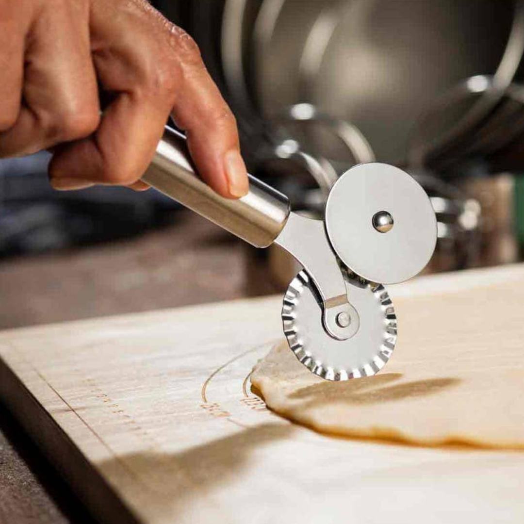 Table Craft brand double pastry cutter in stainless steel