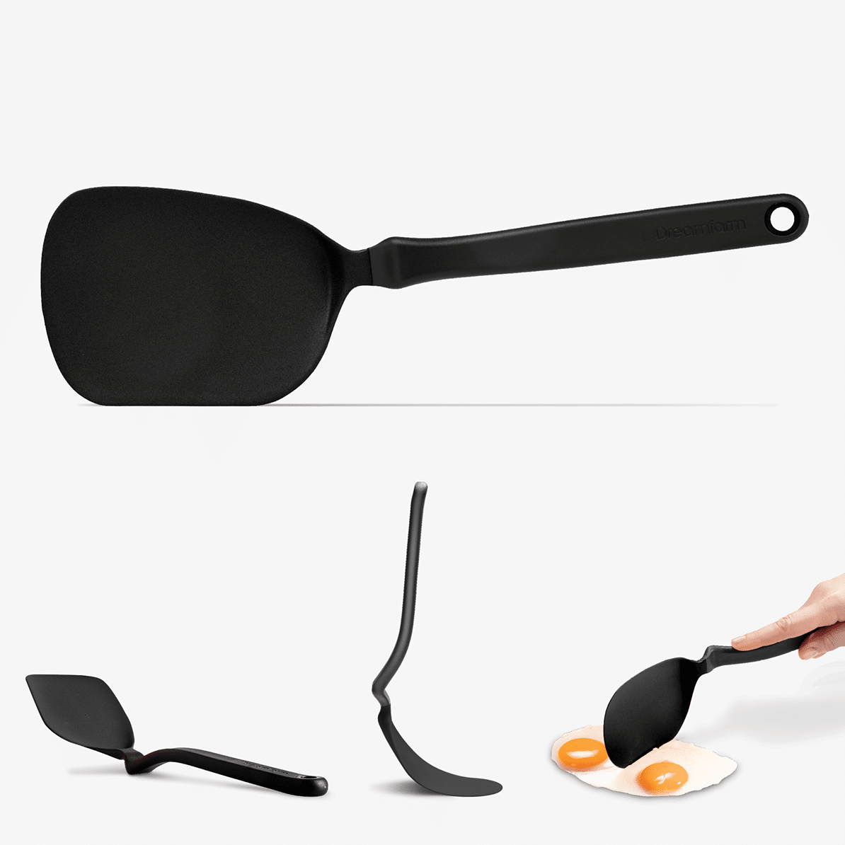 The Chopula is an award-winning spatula that is not only thin and flexible for flipping from the front, but also incredibly strong for chopping on its side. Great for separating minced meat or eggs in a pan, flipping pancakes and serving. Chopula’s clever handle design also lifts its head up off your kitchen bench when you put it down, leaving you a mess-free countertop! 