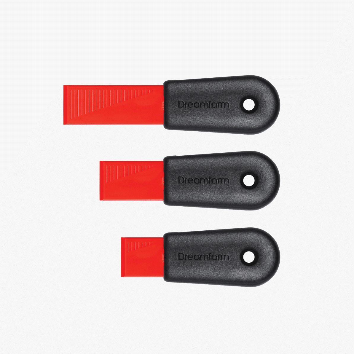 Cleana is the ultimate cleaning tool for non-stick surfaces. It easily removes stickers, labels, food, and grime without scratching. Its built-in sharpener provides 1,000+ scraping edges for optimal results. Plus, the secondary hook scraper gets into those tricky corners around stoves and sinks.