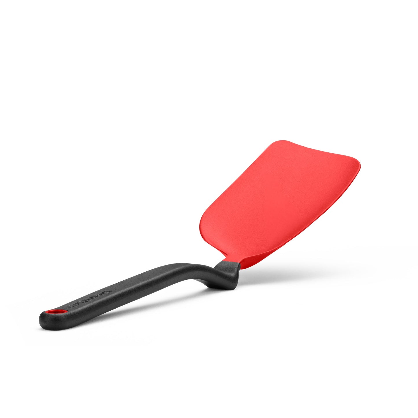 The Chopula's small, but just as mighty, sibling! The Mini Chopula's small, flexible head easily slides under food for a clean lift, making it perfect for cookies, eggs, and brownies. The angled handle and multi-curved head reach every corner of any pan or tray, while keeping your hand away from food and heat. 