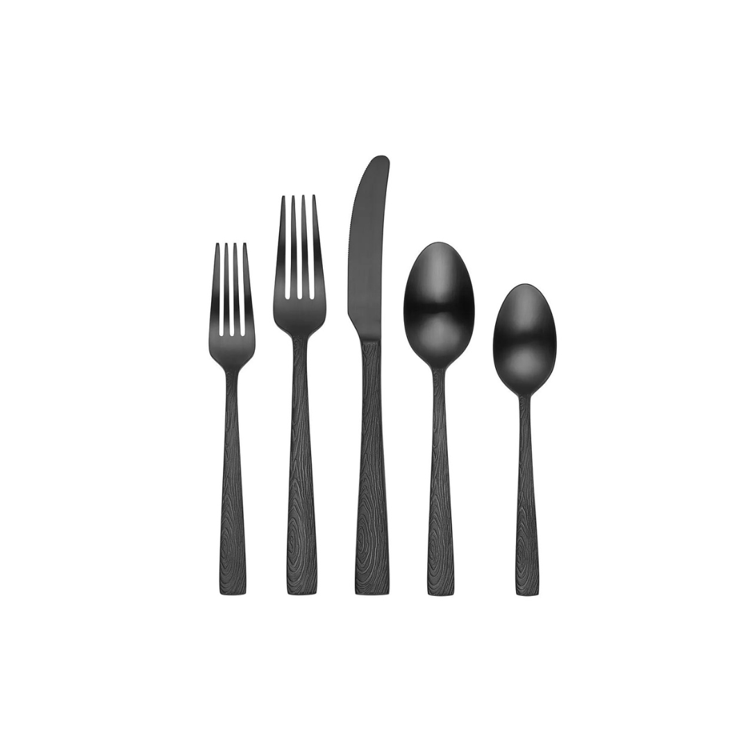 Elmcrest Midnight Flatware (20 Piece Set)