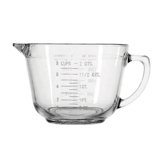 Glass Batter Bowl - 2 Quart