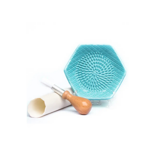 Ceramic Grater Set (3 Piece Set) - Turquoise