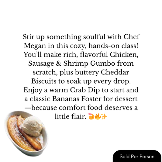 Comfort Food - Gumbo - 6 PM, Friday, January 23rd, 2026