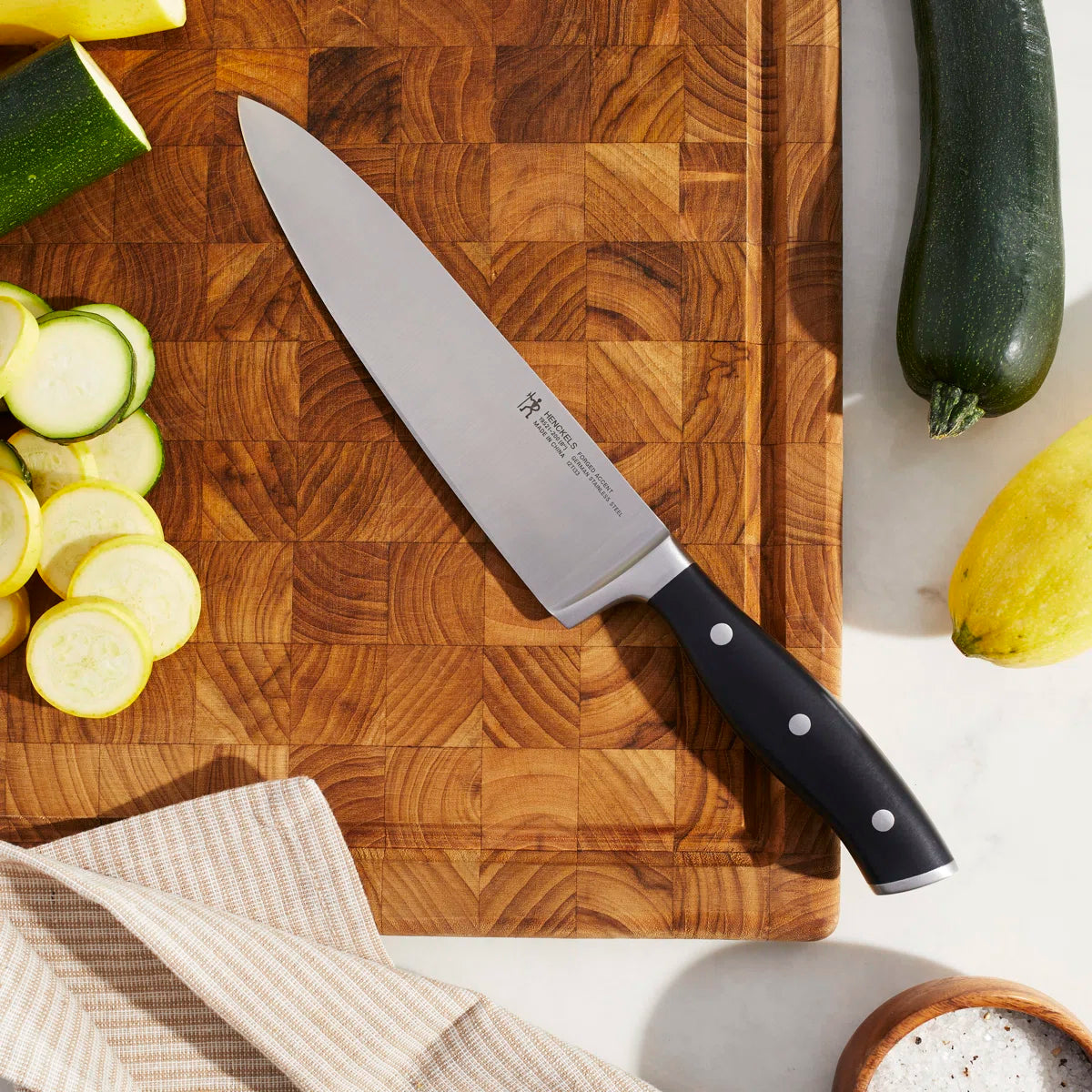 Forged Accent 8-inch Chef's Knife - Black