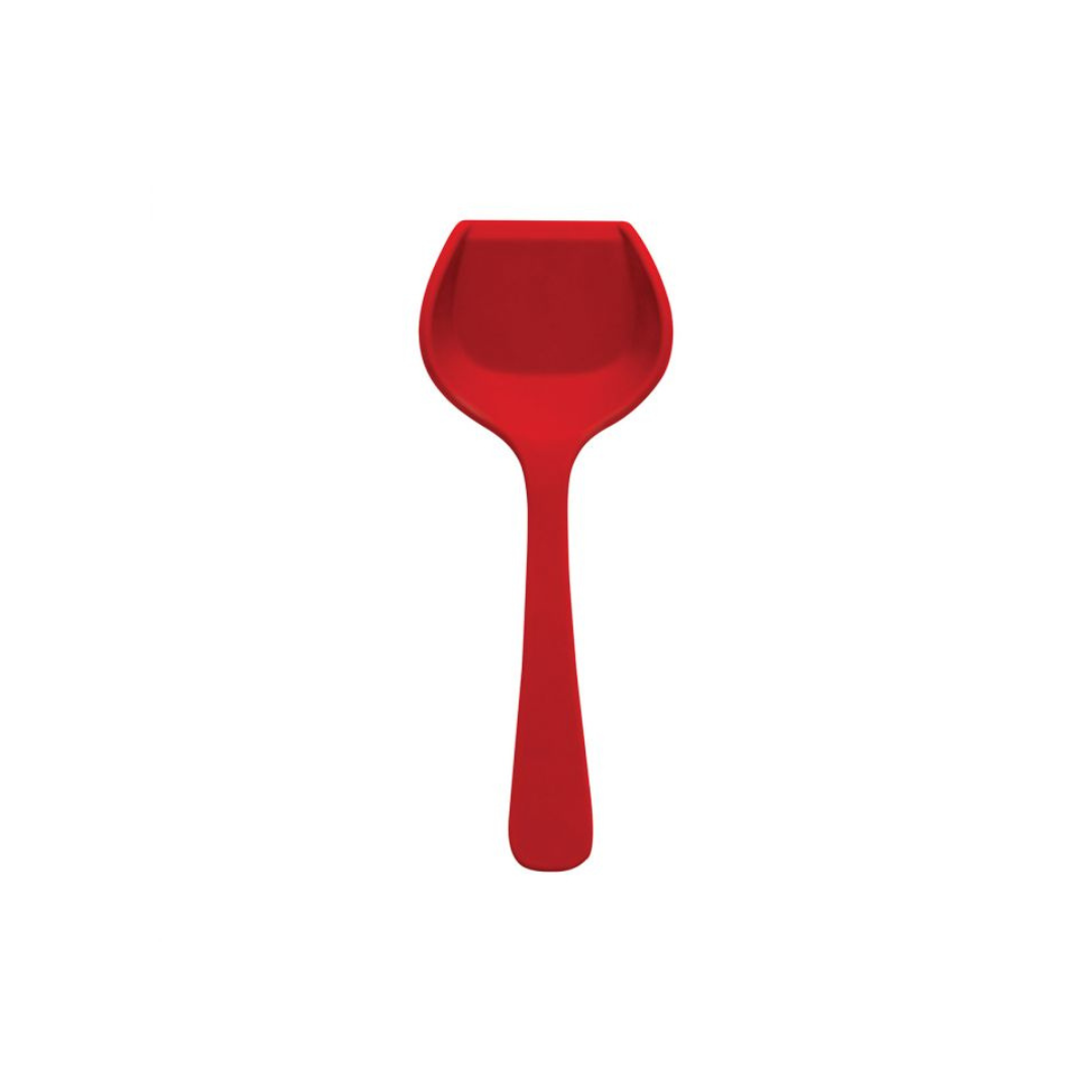 Effortlessly stir, cook, and fill tacos without spills with the versatile Taco Scoop. Made from heat-safe silicone and steel, it's safe for nonstick cookware and easy to clean in the dishwasher.
