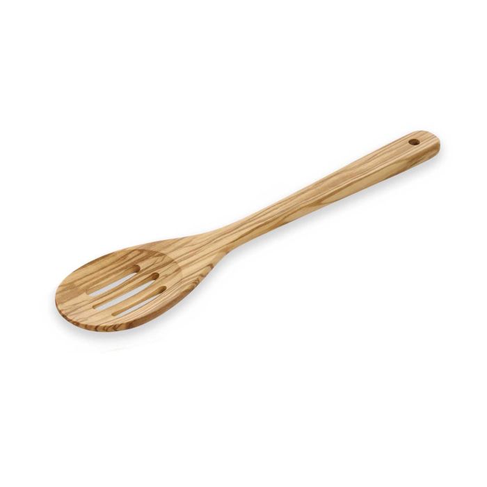 Italian Olivewood Slotted Spoon - 12"