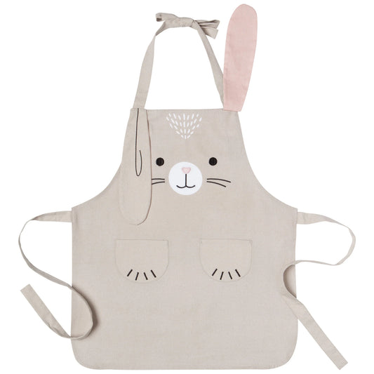 Let your little one’s imagination hop to life with the Bunny Daydream Apron & Hat Set! Featuring an adorable tan rabbit with long, floppy ears, this set is the perfect companion for young chefs.