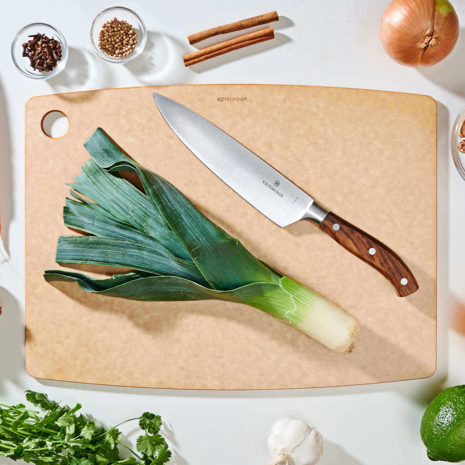 Big jobs call for a board that’s up to the task—and this Epicurean Kitchen Series Cutting Board (17.5" x 13") delivers. With a spacious surface, handy hang hole, and dual-sided design, it’s perfect for prepping everything from family meals to holiday feasts.