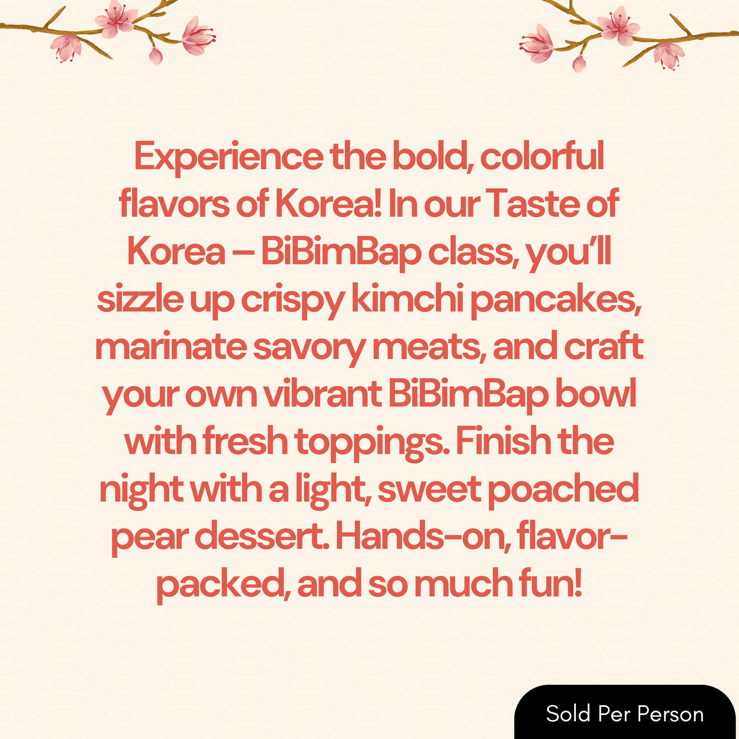 Taste of Korea - BiBimBap - 6 PM, Wednesday, December 10th, 2025