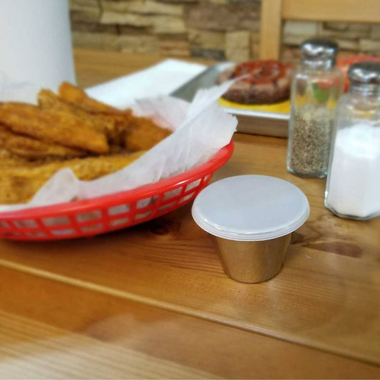 Sauce Cups w Lids (Set of 6) - 3 oz