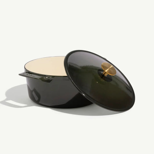 Enameled Cast Iron Dutch Oven - 5.5Qt Willow Green