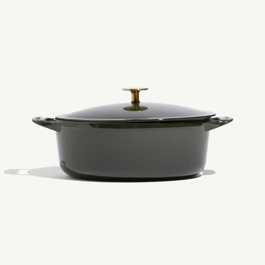 Enameled Cast Iron Dutch Oven - 7.5Qt Willow Green