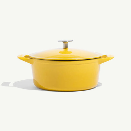 Enameled Cast Iron Dutch Oven - 5.5Qt Marigold