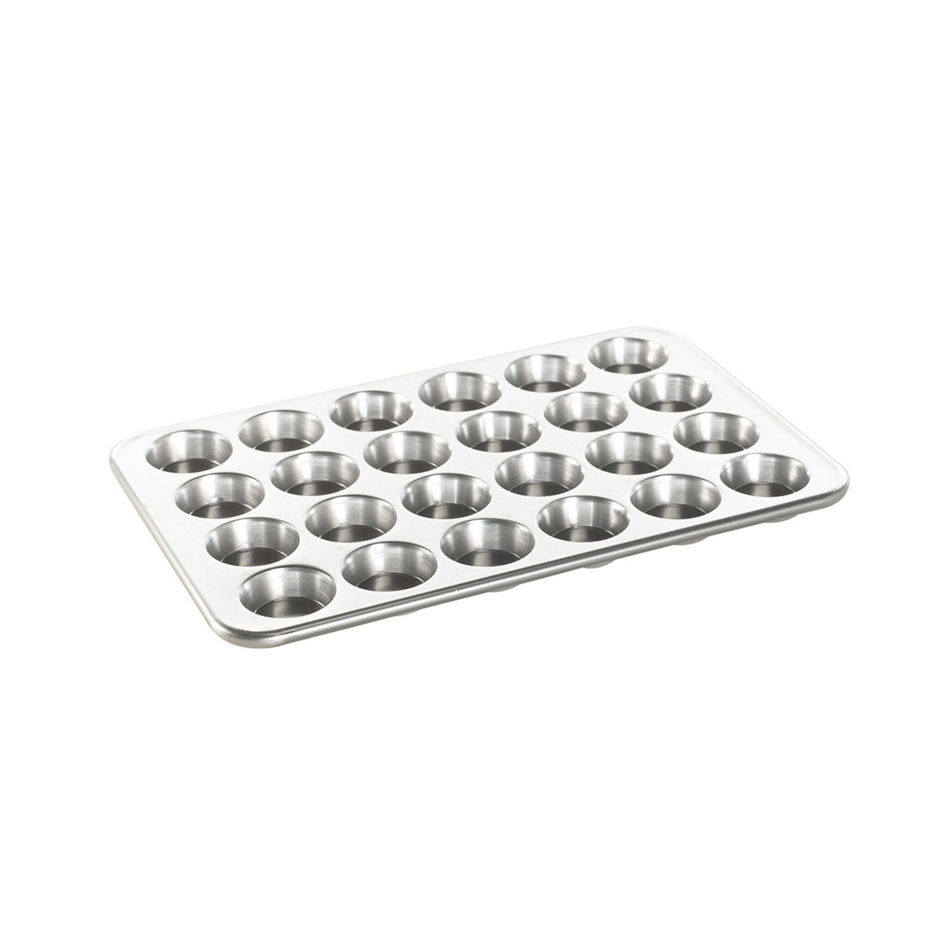The Nordic Ware NaturalsĀ® Petite Muffin Pan lets you use your standard muffin, cupcake, or brownie recipe to make sweet miniature bite-sized treats for a crowd! Just the right size for snacks, kids' lunches, or for brunch. Aluminum doesn't rust, and the reinforced steel rim will not warp. It's a great addition to any baker's kitchen. Proudly made in the USA. So what are you waiting for?