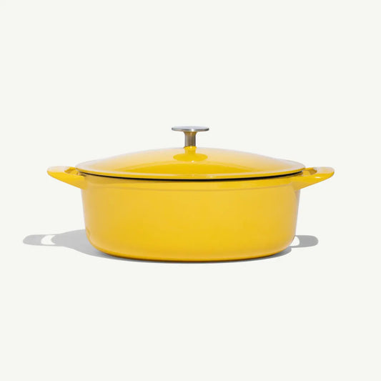 Enameled Cast Iron Dutch Oven - 7.5Qt Marigold