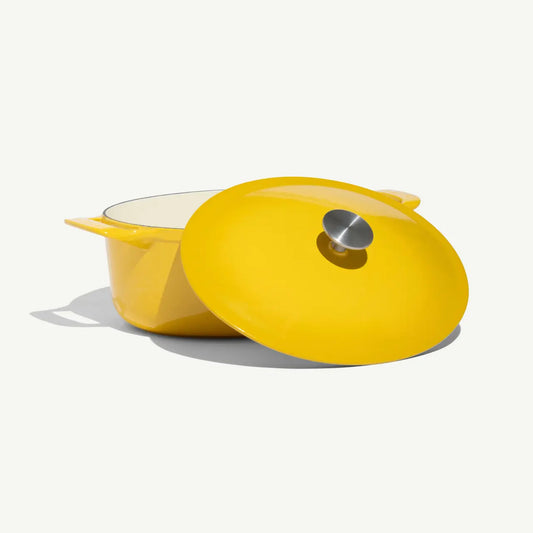 Enameled Cast Iron Dutch Oven - 7.5Qt Marigold