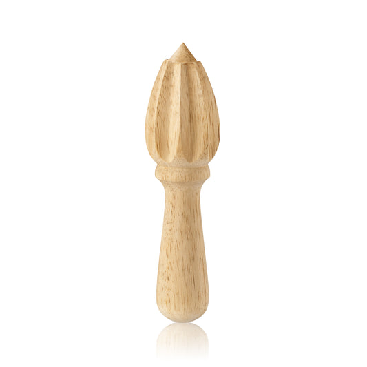 A barware basic crafted from smooth-sanded wood, this Juice™ Natural Wood Reamer juices citrus fruits to capture maximum flavor with minimum exertion. A must-have for any master mixologist, this reamer makes squeezing fresh juice easier than ever - the perfect addition to your home bar or kitchen!