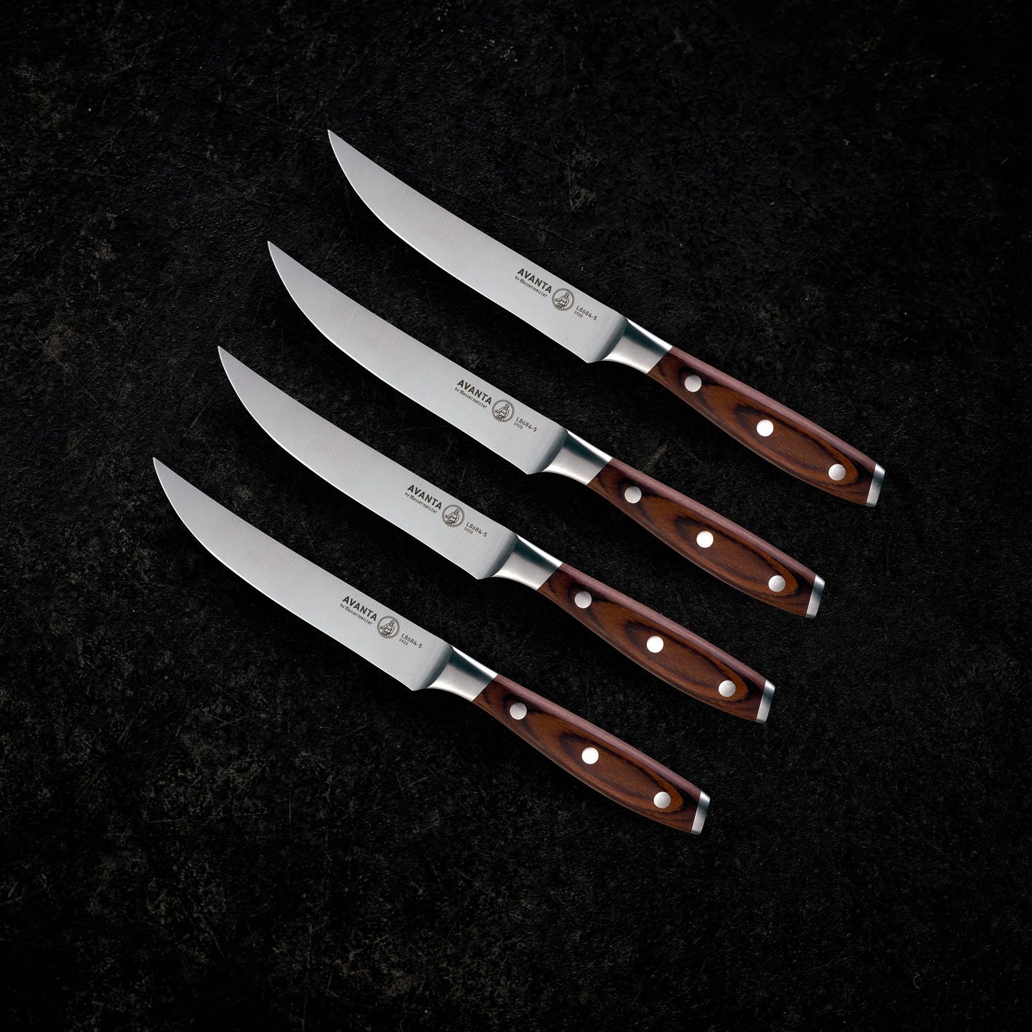 Avanta Pakkawood Fine Edge Steak Knifes (4 Piece Set)