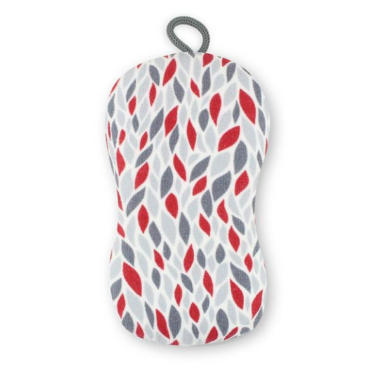 Meet the 2-in-1 Sponge - Petals, your delightful new cleaning partner! This pretty sponge features a sturdy, non-abrasive scrubber backing that tackles tough grime without scratching your surfaces.
