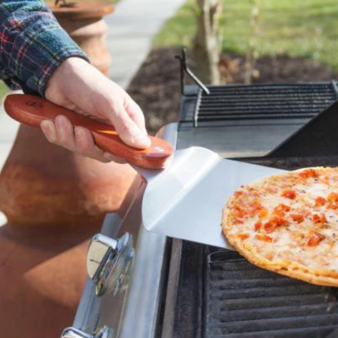 Pizza Peel with Collapsible Rosewood Handle