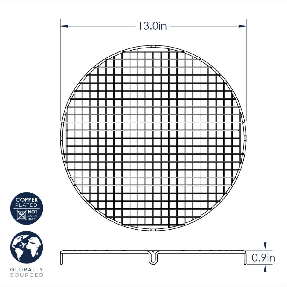 Round Cooling Grid with Rack