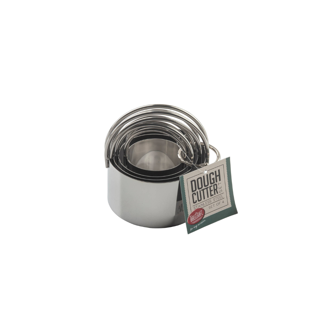 Round Dough Cutters (Set of 4)