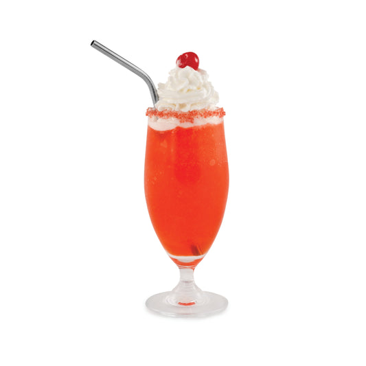 This set of 4 eco-friendly metal straws is perfect for the stylish, environmentally-conscious cocktail drinker. Made from durable stainless steel, these straws are not only sleek but also reusable, making them a perfect addition to any home bar.